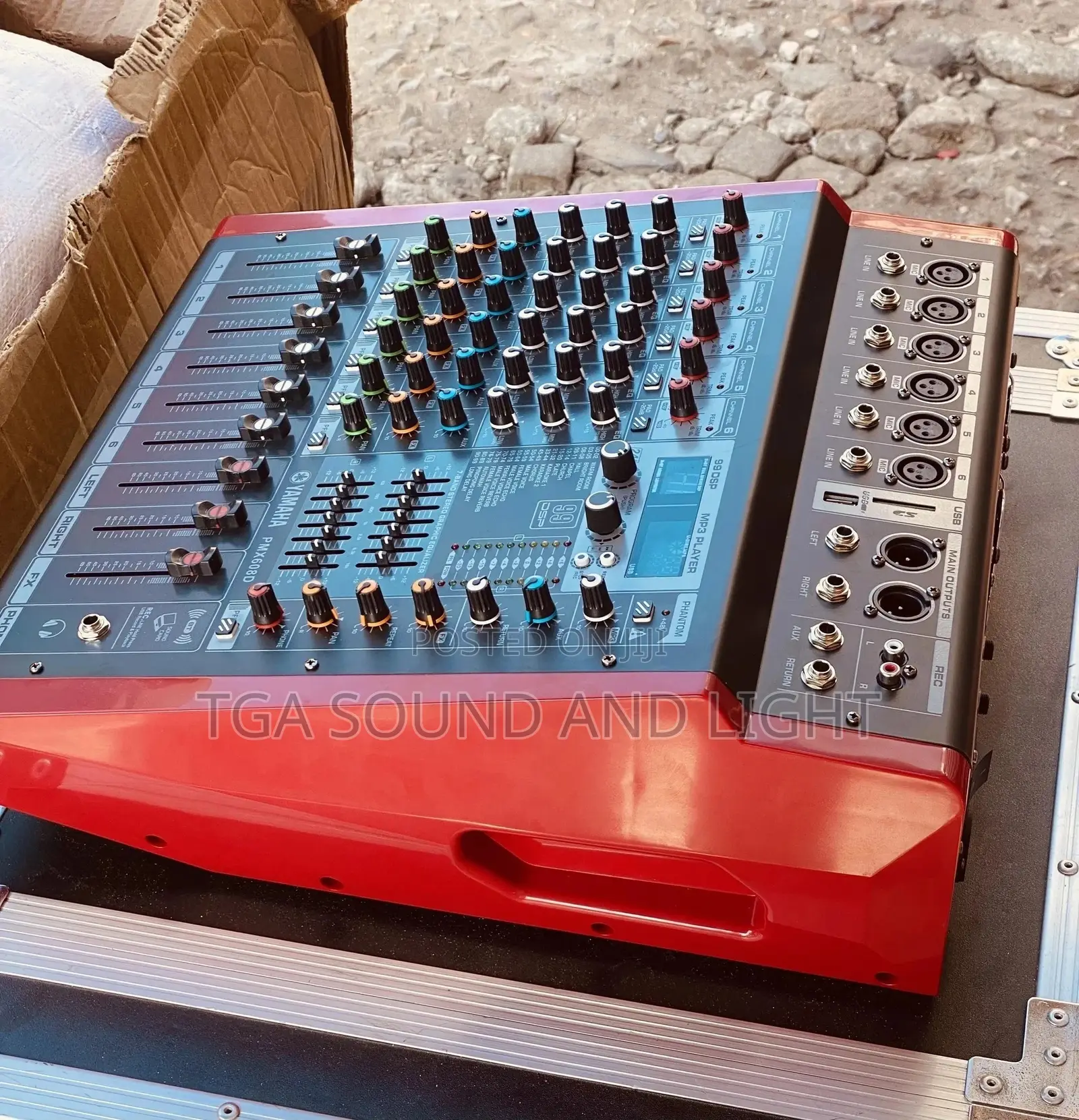Yamaha 6 Channel Powered Mixer (Pmx608d)