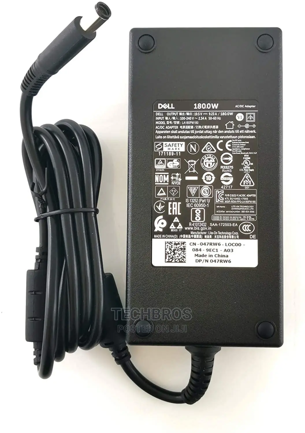 Original Dell 180W Charger for Alienware/ Precision