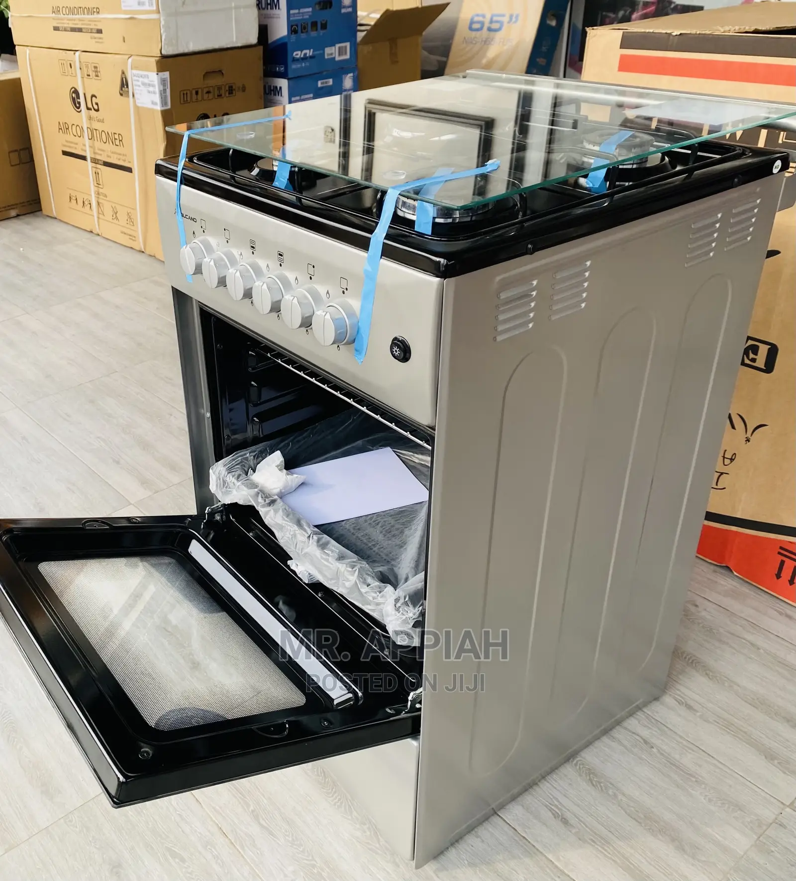 Extremely Quality 50x50 Volcano 4 Gas Cooker(Gray) 