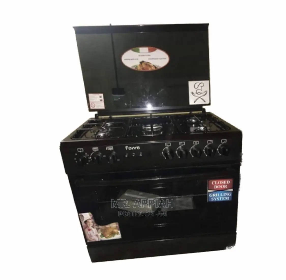 Durable and Affordable Ferre 5 Gas Cooker + Oven and Grill