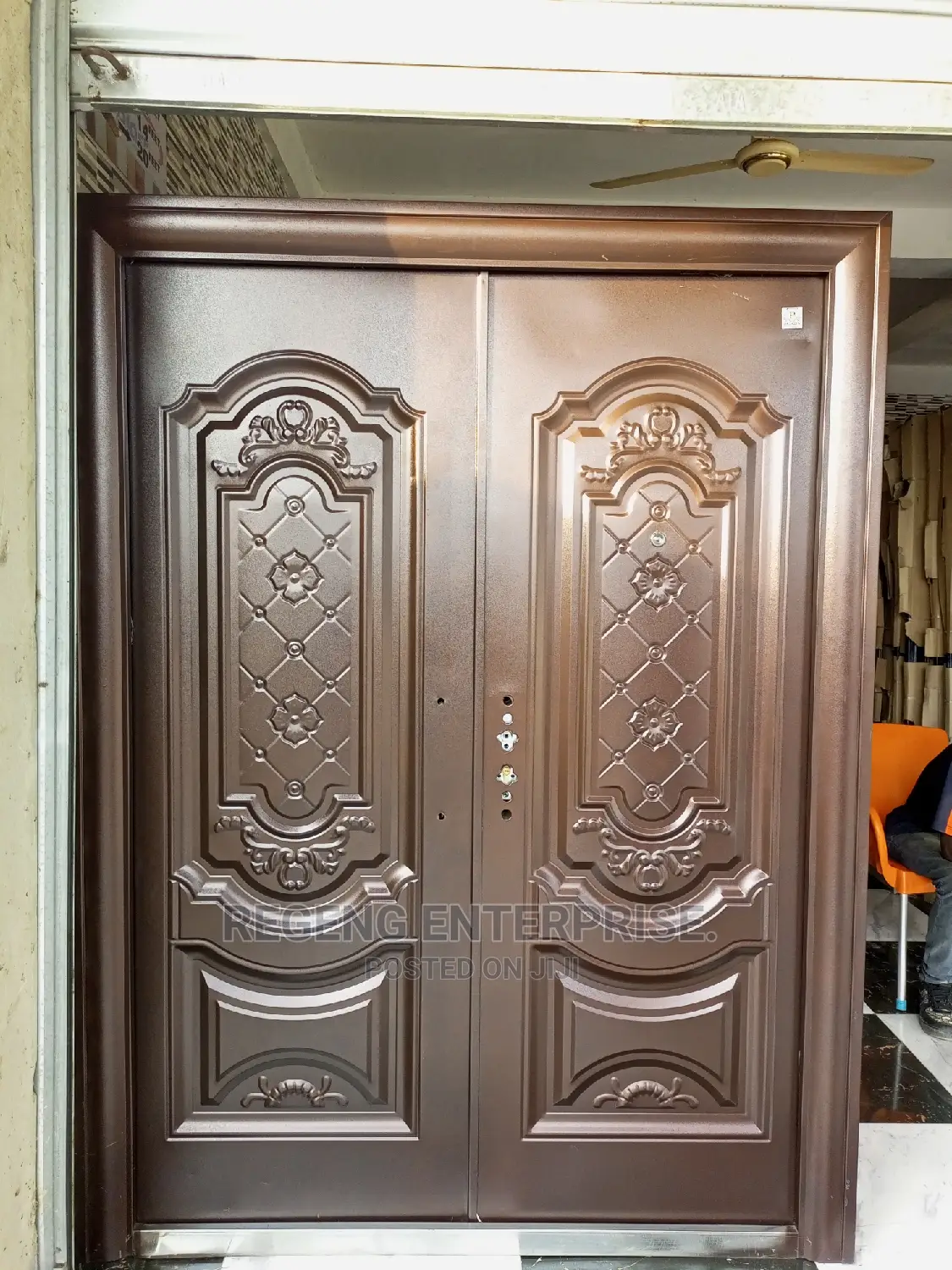 Mic Brown Double Security Door
