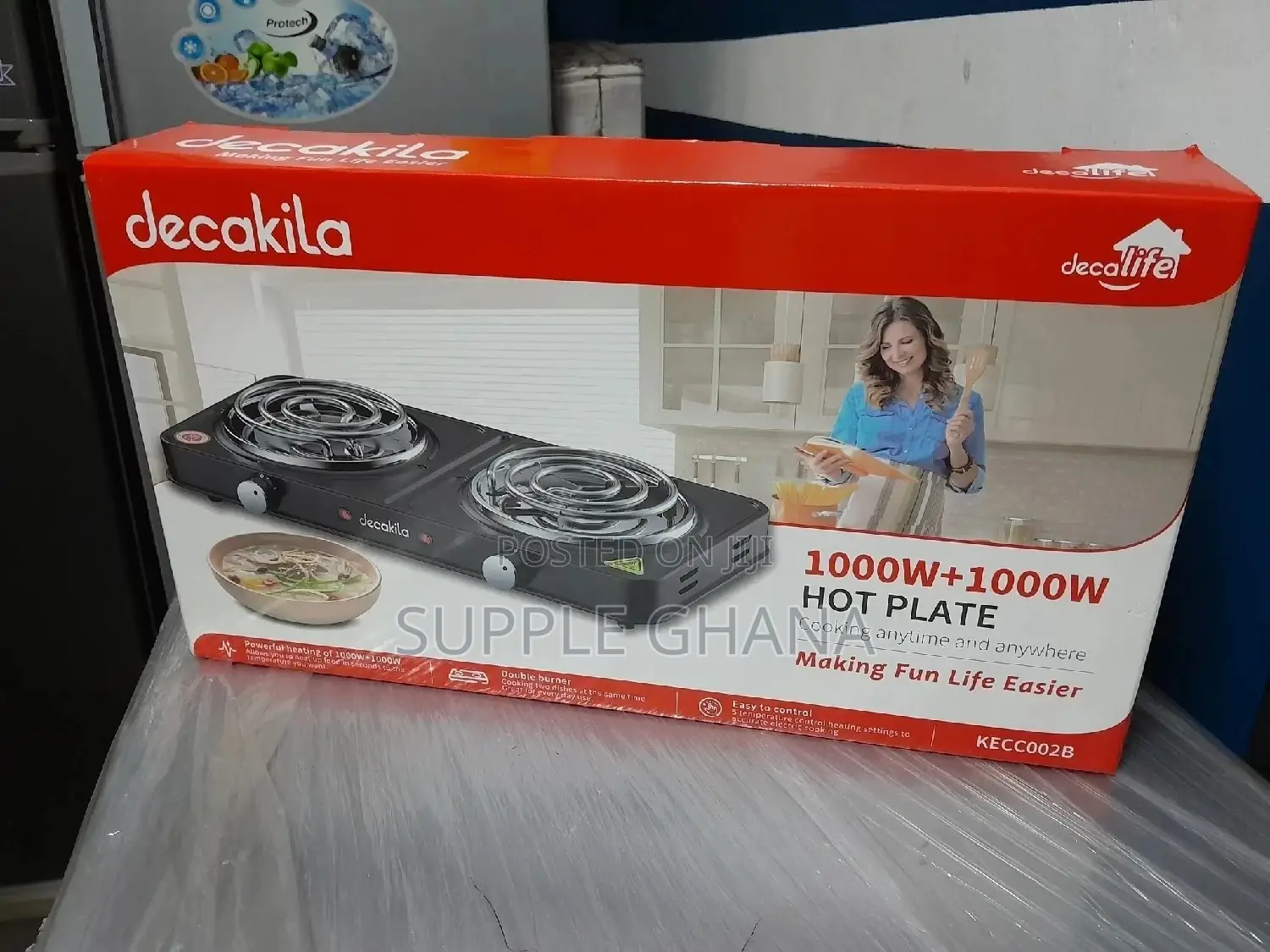 Hot Plate 2 Bunner 1000w Hot Plate