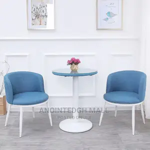 Elegant 2 Seater Dinning Set - Blue/White