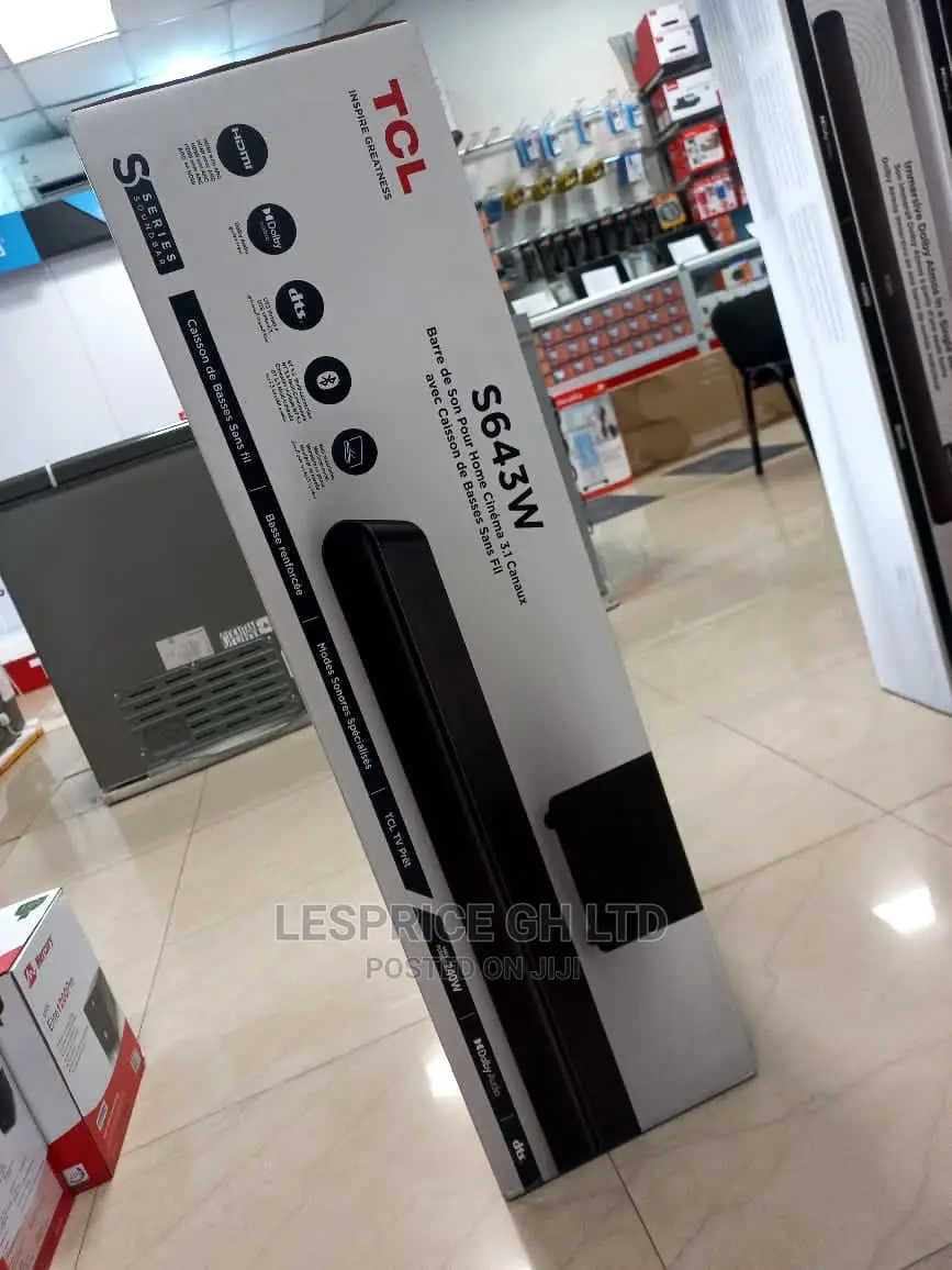 TCL 3.1ch Strong Sound Bar With Woofer