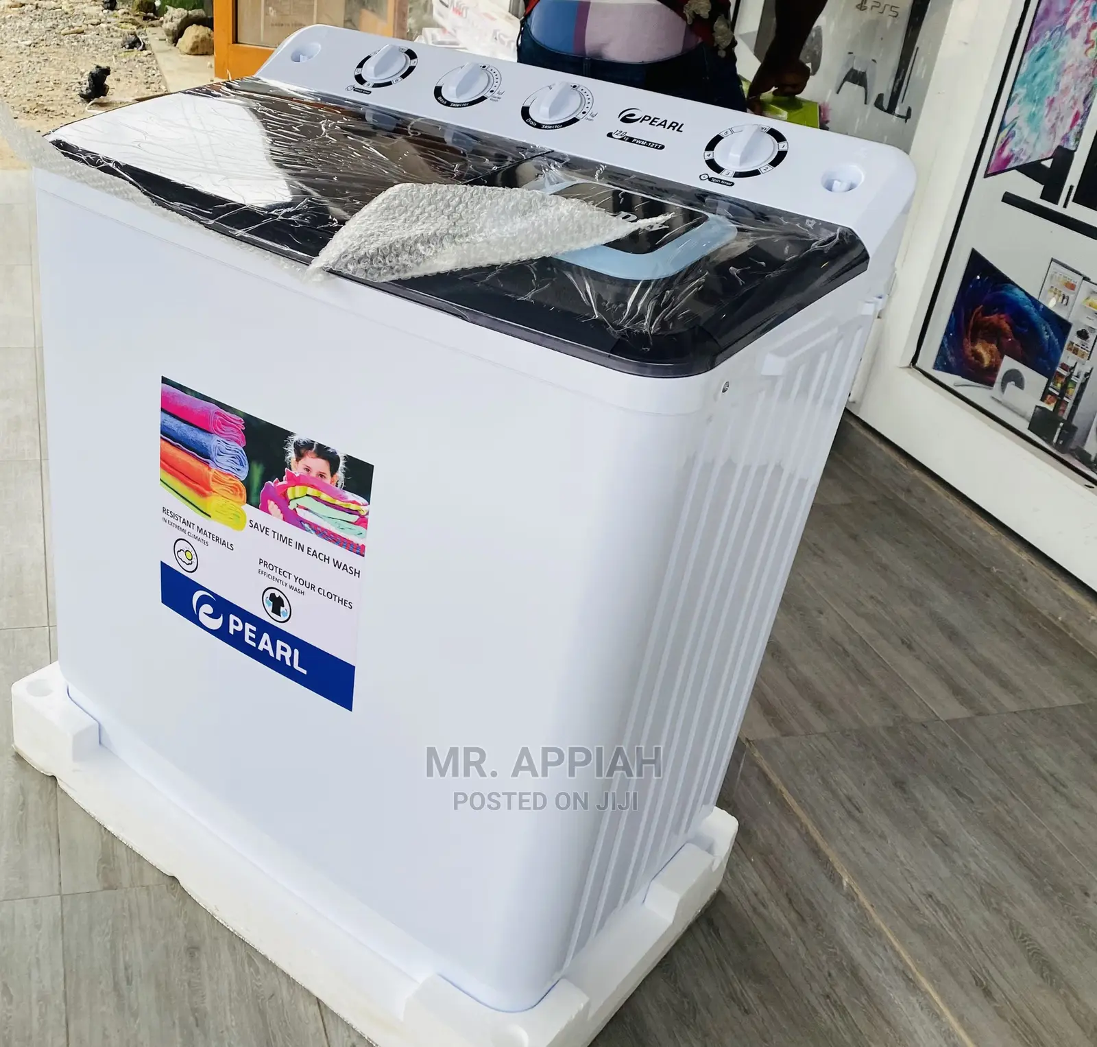 Latest Pearl 12kg Washing Machine(Top Load)White 