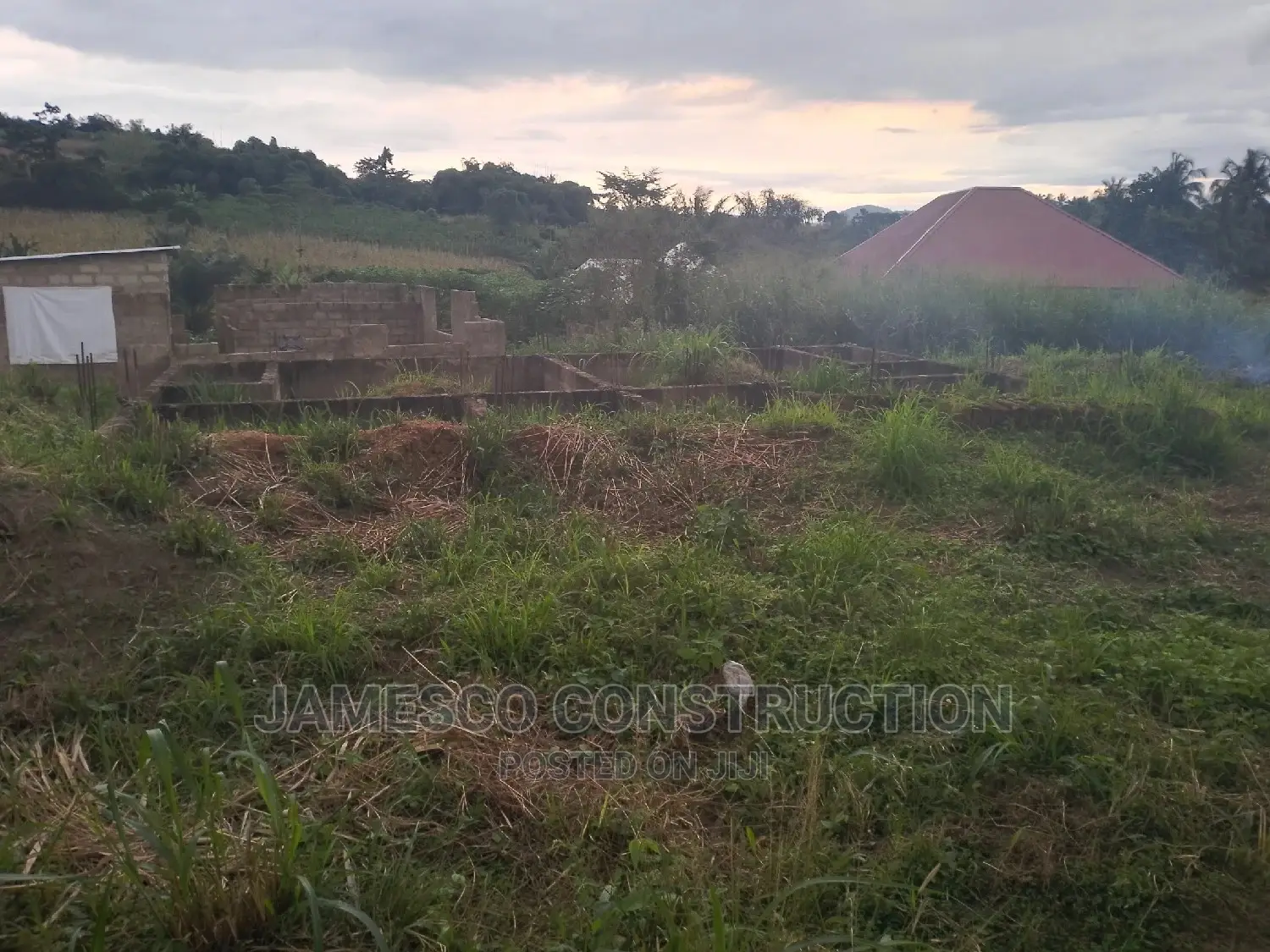 Half Plot of Land With Foundation Documents Available