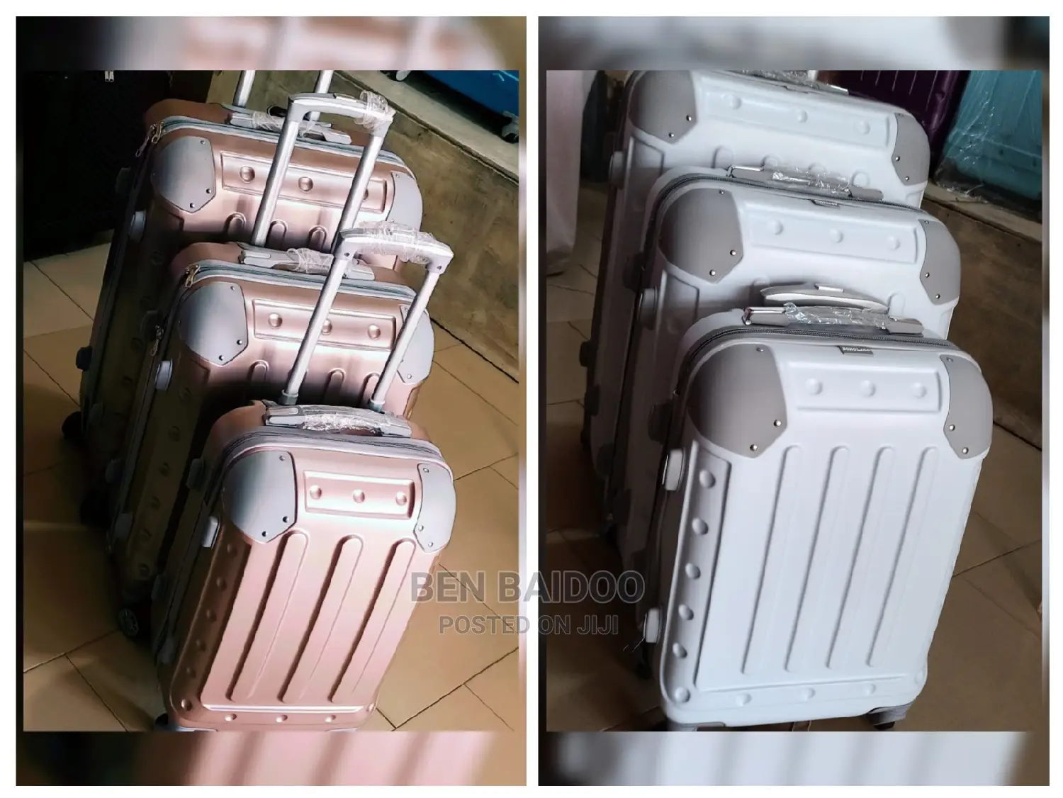 Fibre Plastic Suitcases 3in1