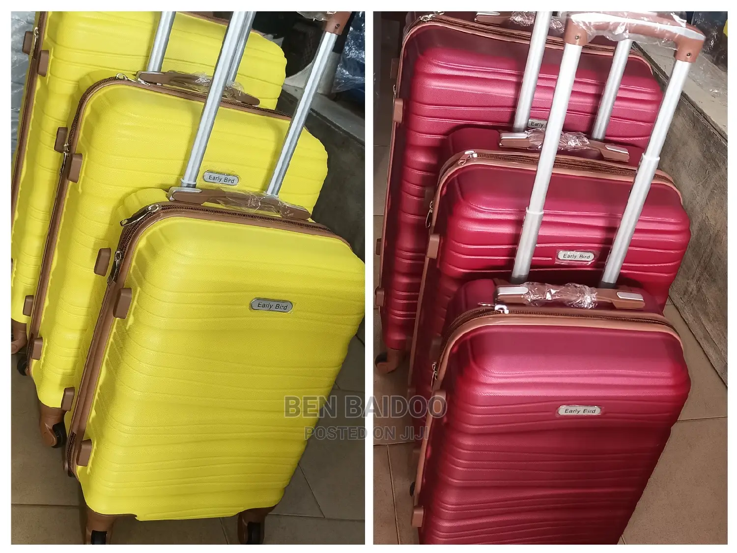 Fibre Plastic Suitcases 3in1