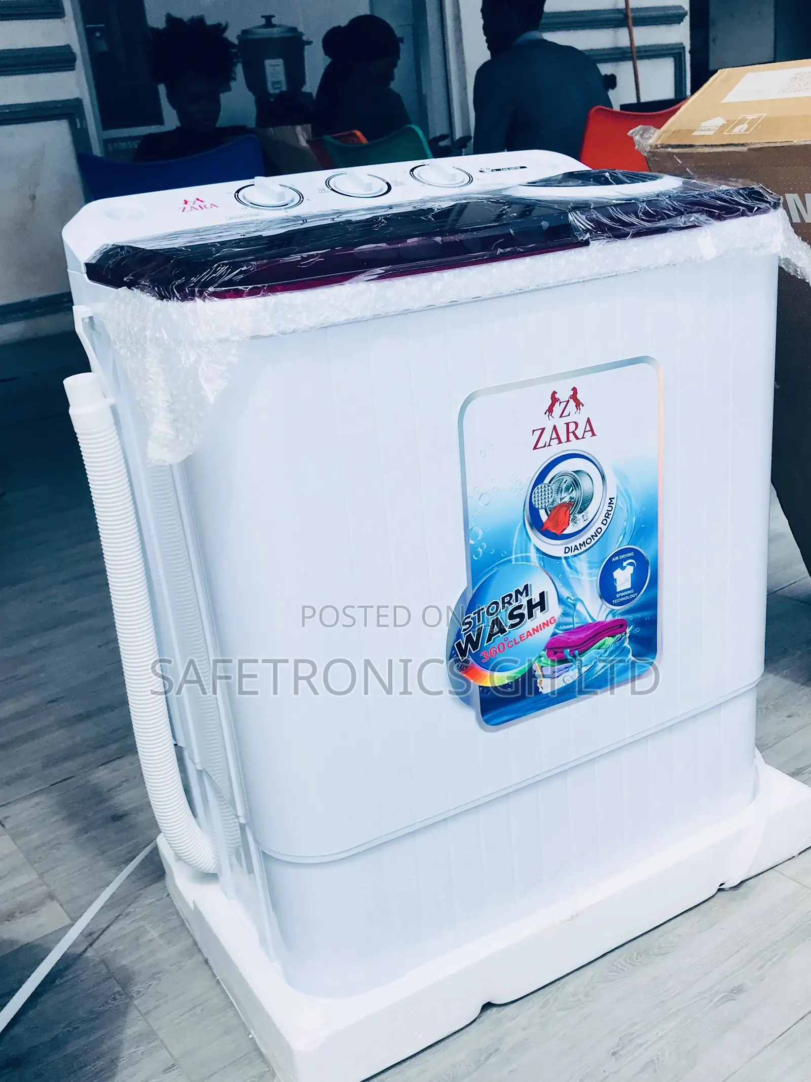 5kg Washingmachine Zara Essential Semiautomatic Topload