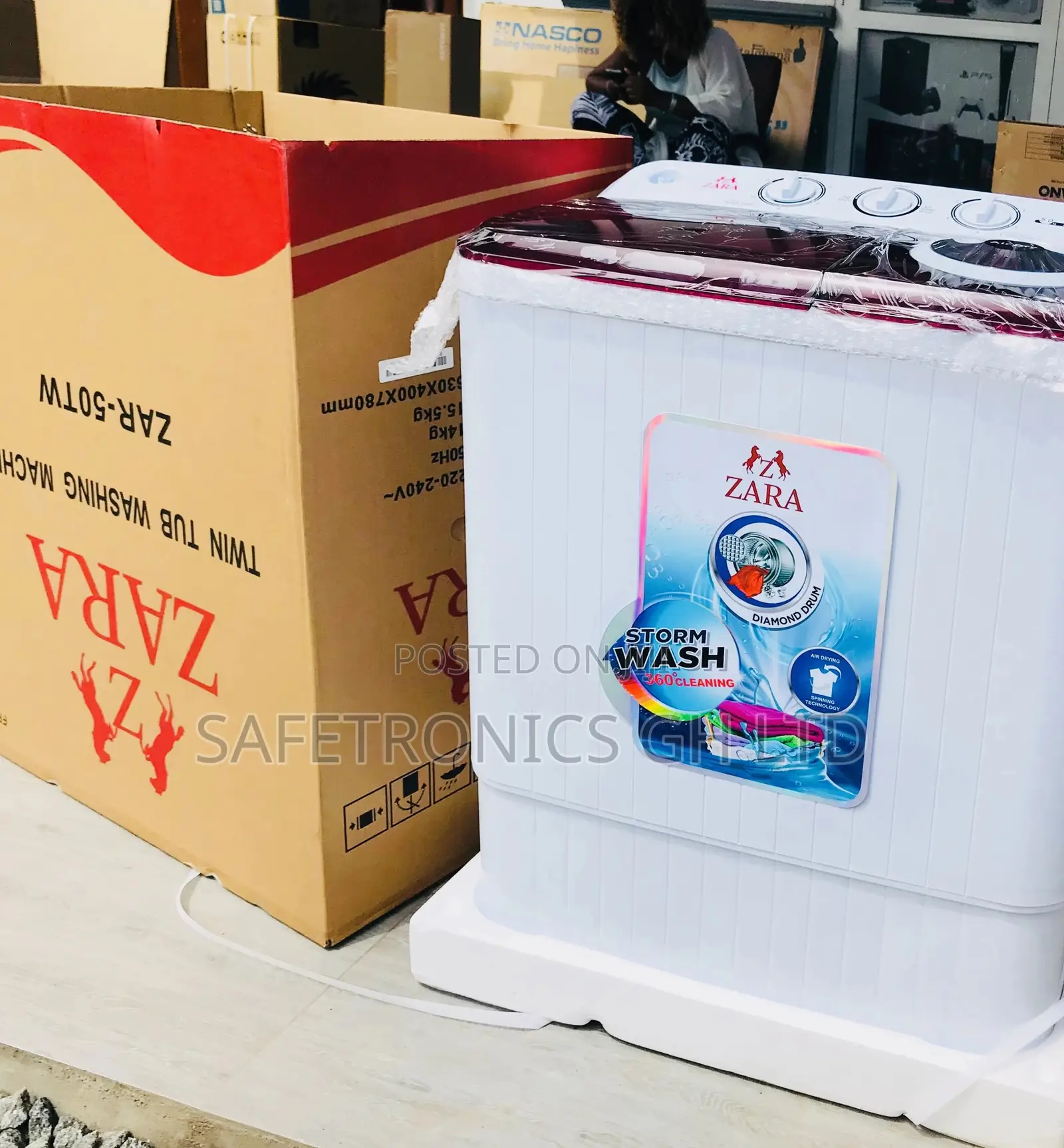 Topload Semiautomatic Zara Washingmachine 5kg