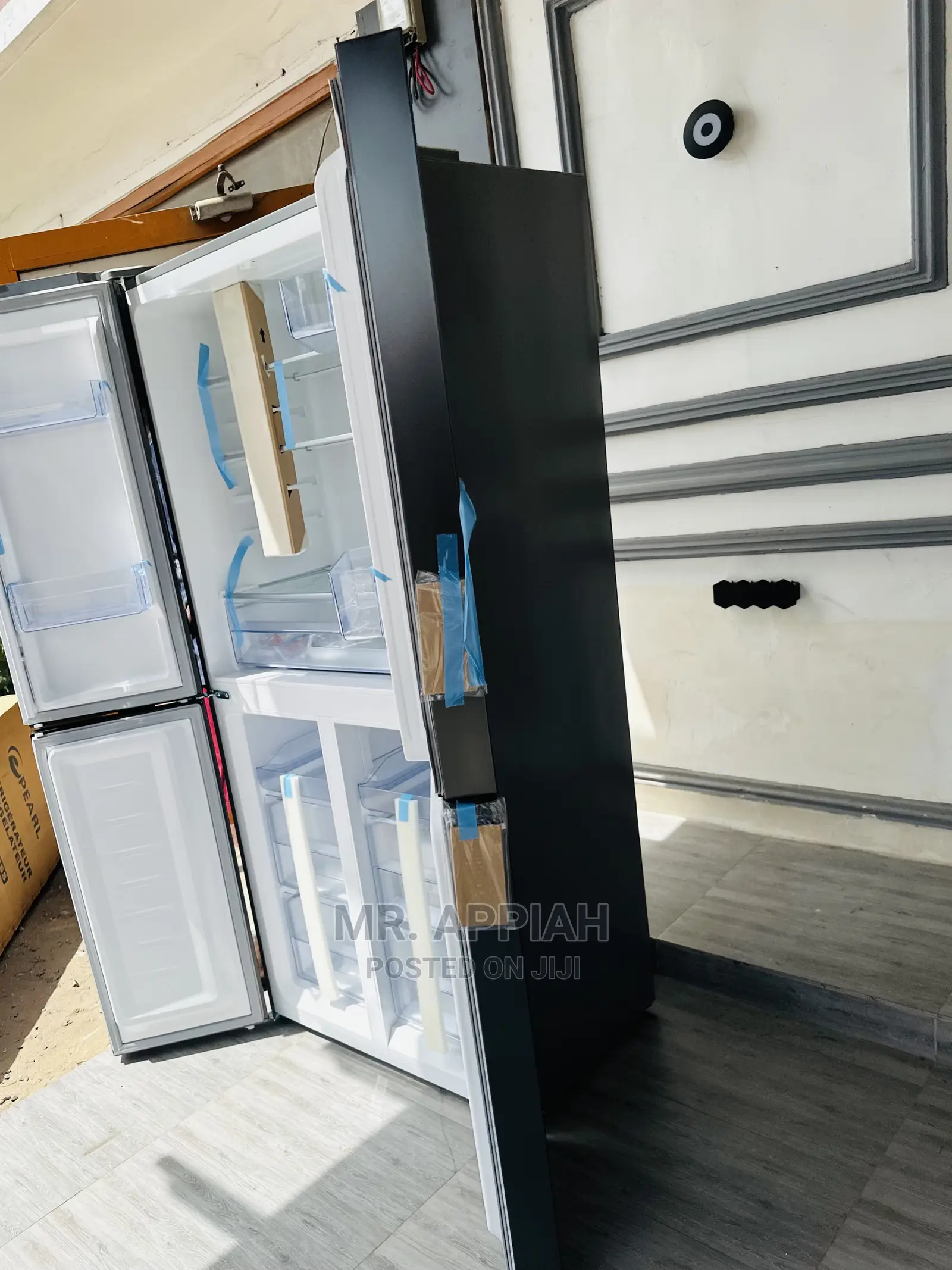 Latest and Durable Pearl pf-550bss Side by Side Fridge