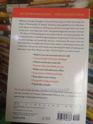 The Magic of Thinking Big Book