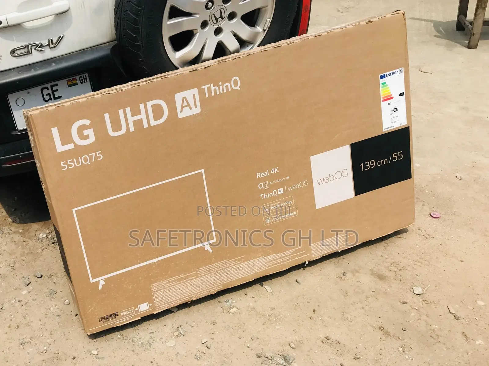 Lg UHD Smart Glossy LED UQ75 55 Inches Quality Tv