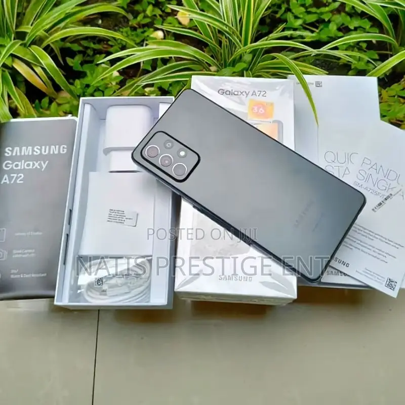 New Samsung Galaxy A72 128 GB Black