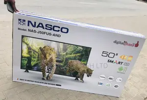 Nasco 50 Inches Glossy UHD Smart LED Tv