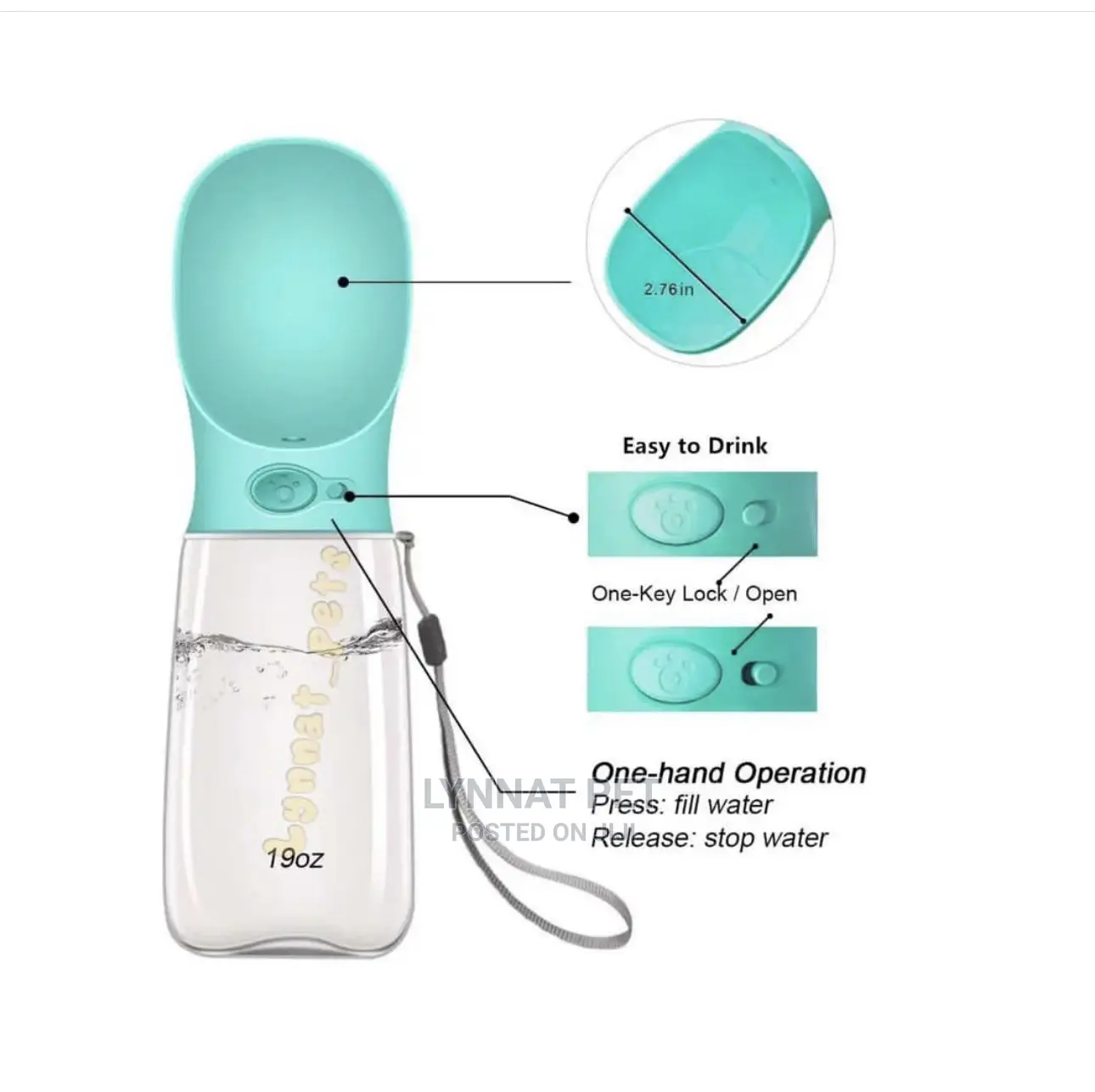 Portable Pet Water Bottle