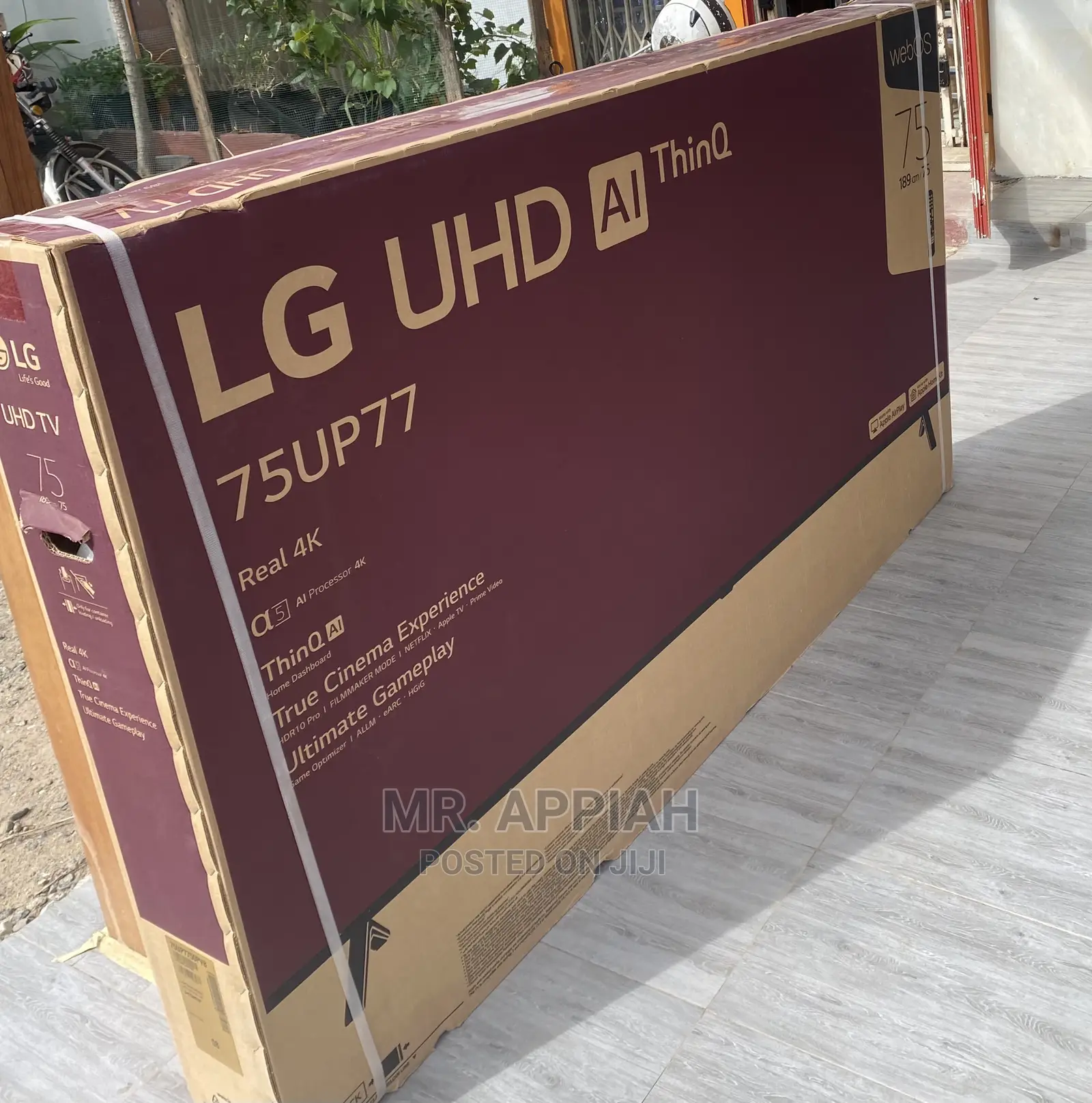 Latest(75UP7760)LG 75 Inch Uhd Smart Tv 