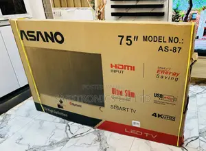 UHD LED Glossy Asano 75 Inches Smart Plus Bluetooth