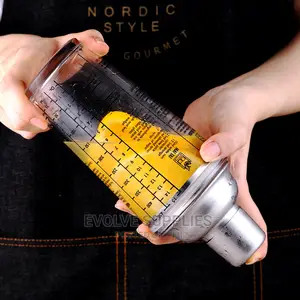 400ml Calibrated Cobbler Glass Shaker
