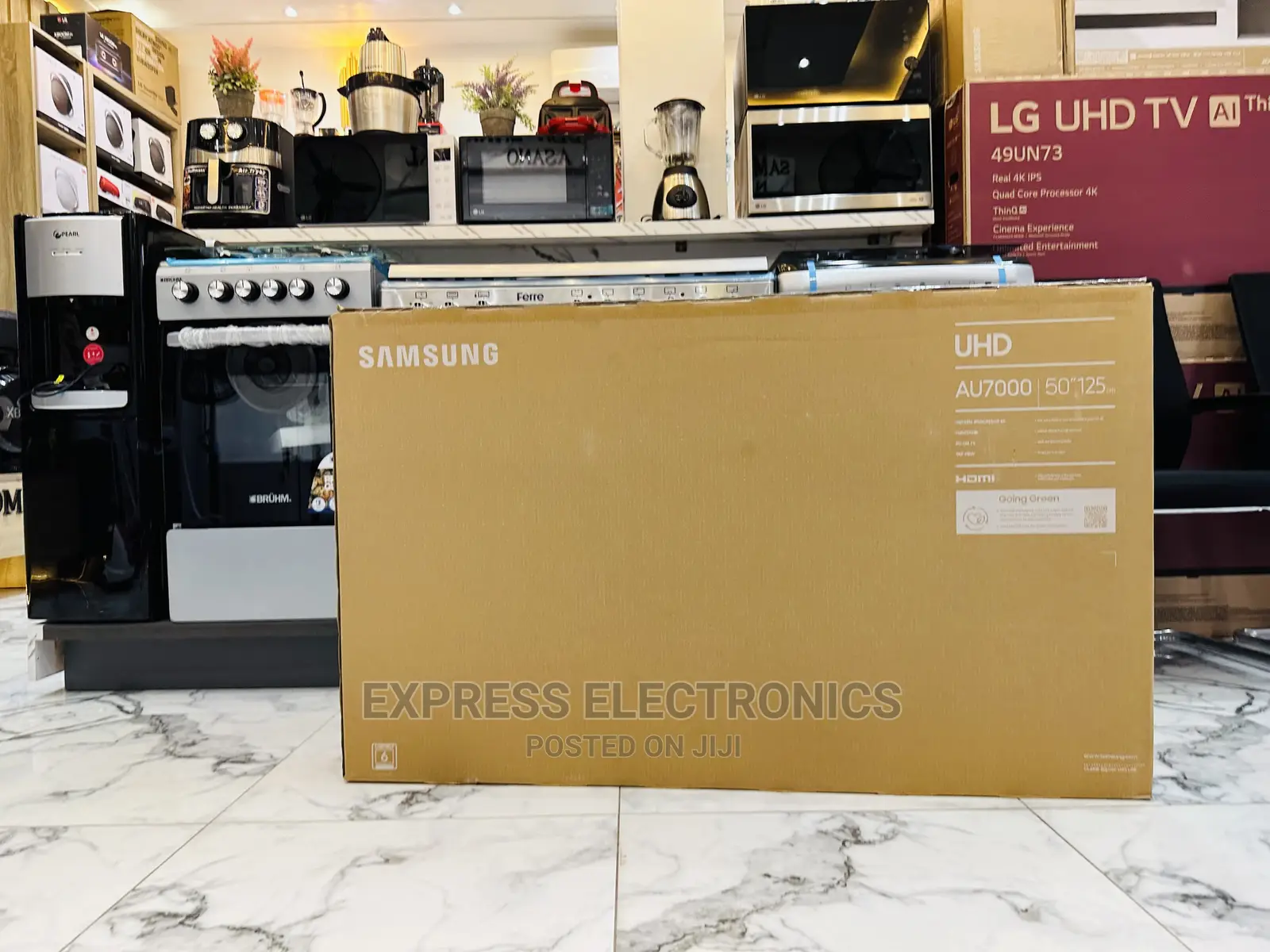 Au7172 Awesome  Sleek UHD Smart 50”Samsung Tv 