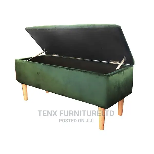 Bed Bench With Storage (Suede)