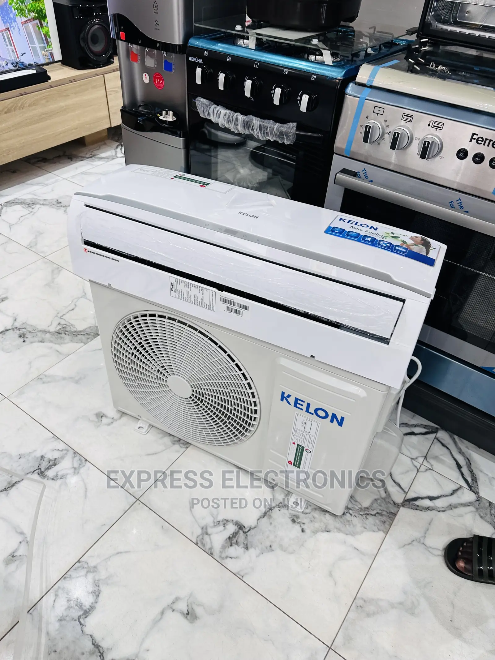 Anti Rust Body White 1.5hp Split R410 Gas Kelon