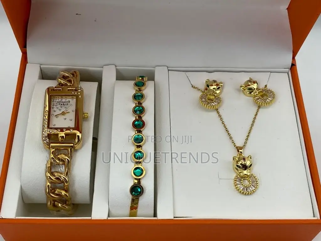 Ladies Watch And Jewellery Set