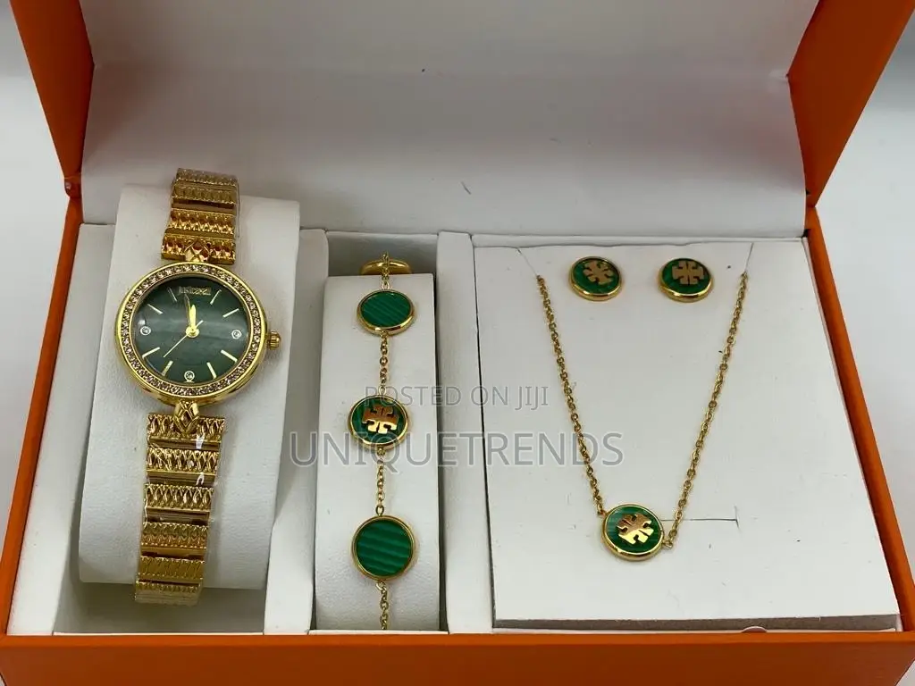 Ladies Watch And Jewellery Set