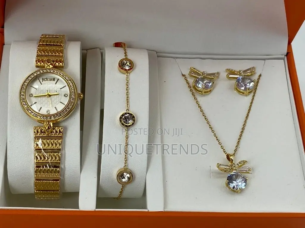 Ladies Watch And Jewellery Set