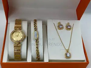 Ladies Watch And Jewellery Set