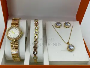 Ladies Watch And Jewellery Set