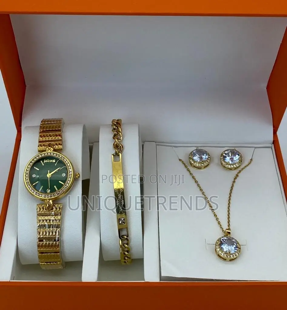 Ladies Watch And Jewellery Set