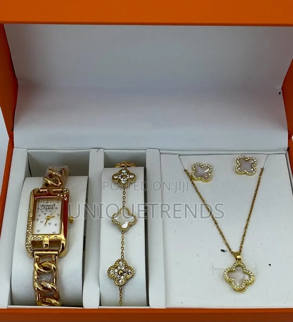 Ladies Watch And Jewellery Set