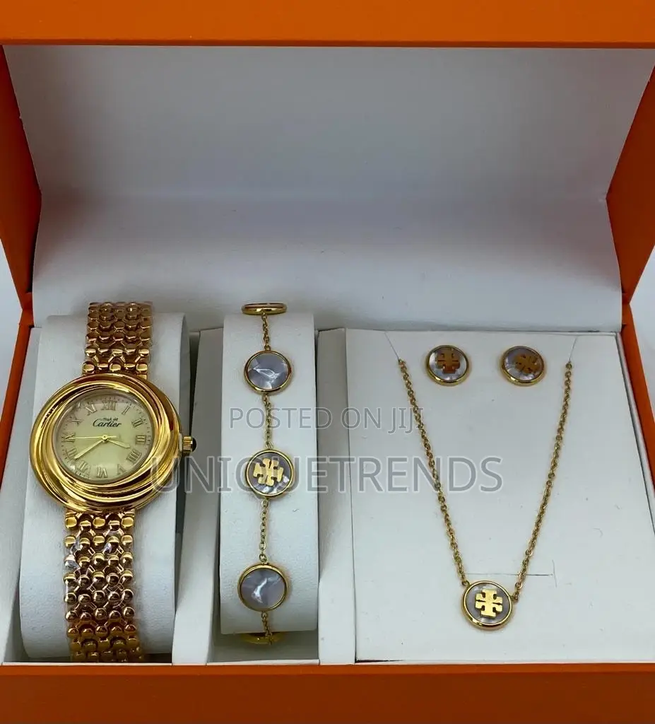 Ladies Watch And Jewellery Set