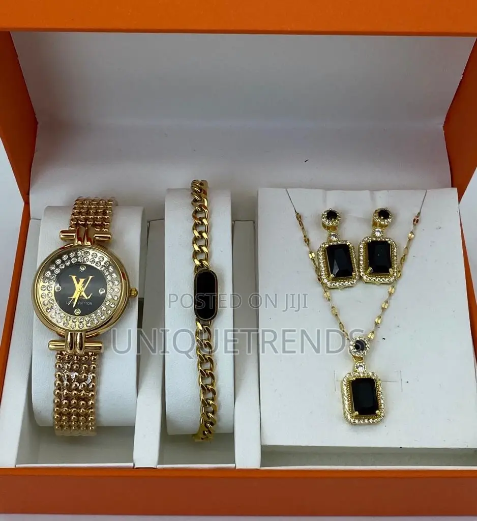 Ladies Watch And Jewellery Set