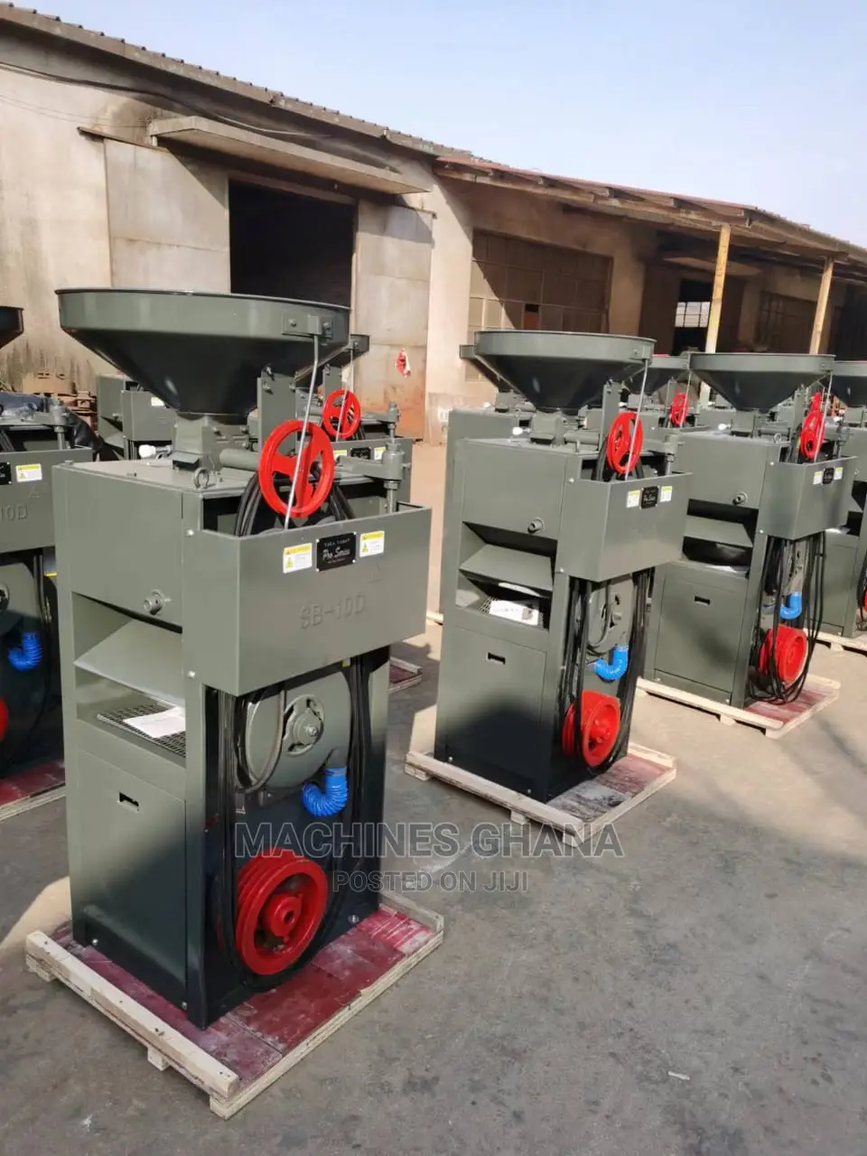 Sb10d Rice Mill With 15 Horsepower Motor