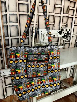 African Print Tote Bags