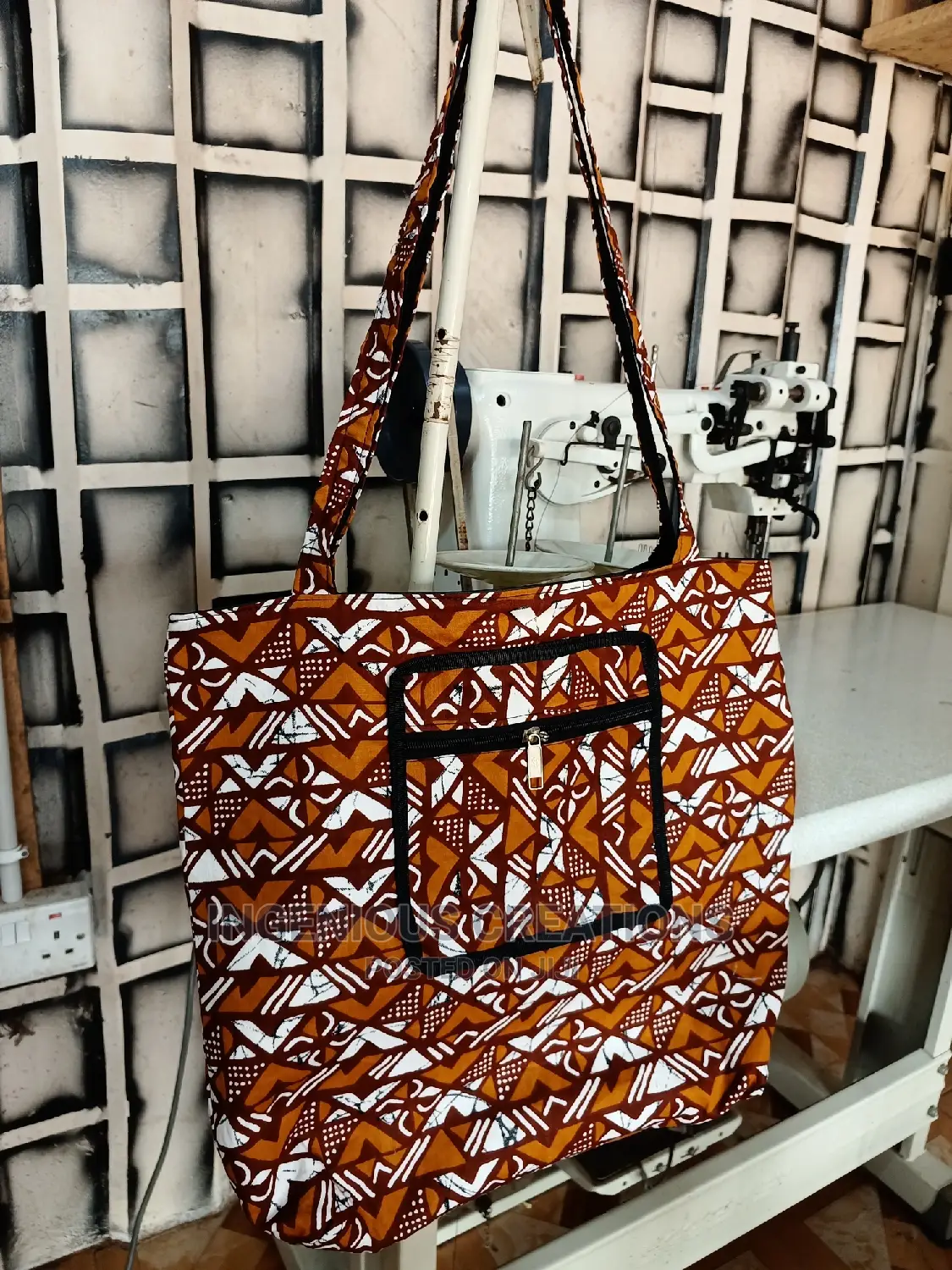 African Print Tote Bags