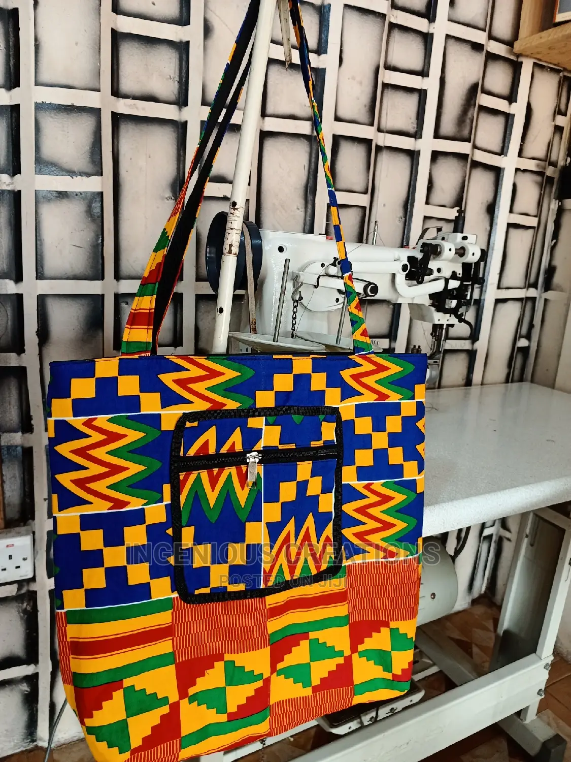 African Print Tote Bags