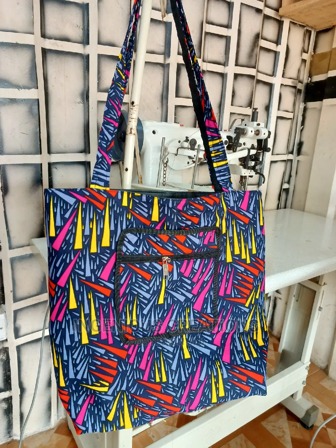 African Print Tote Bags