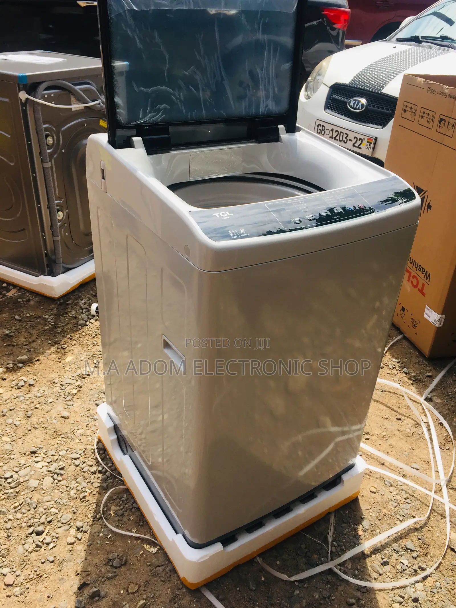 New TCL 85kggf708tl 8kg Top Loaf Washing Machine