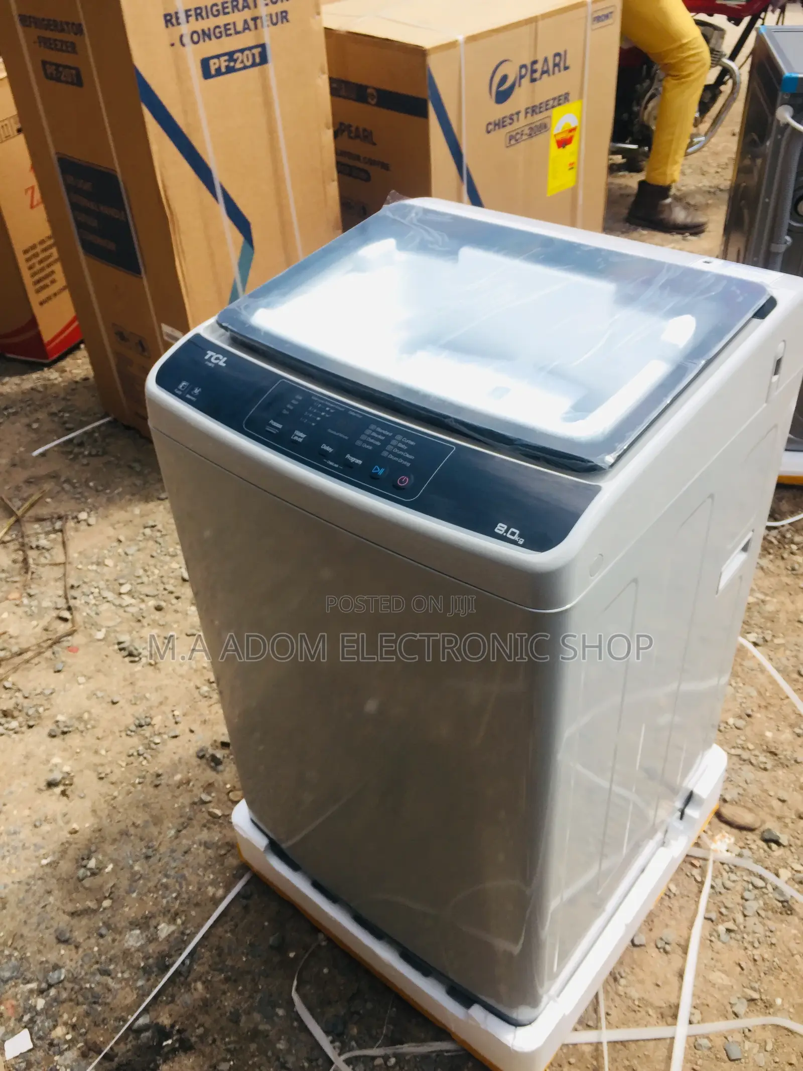 Newest TCL 85kggf708tl 8kg Topload Washing Machine