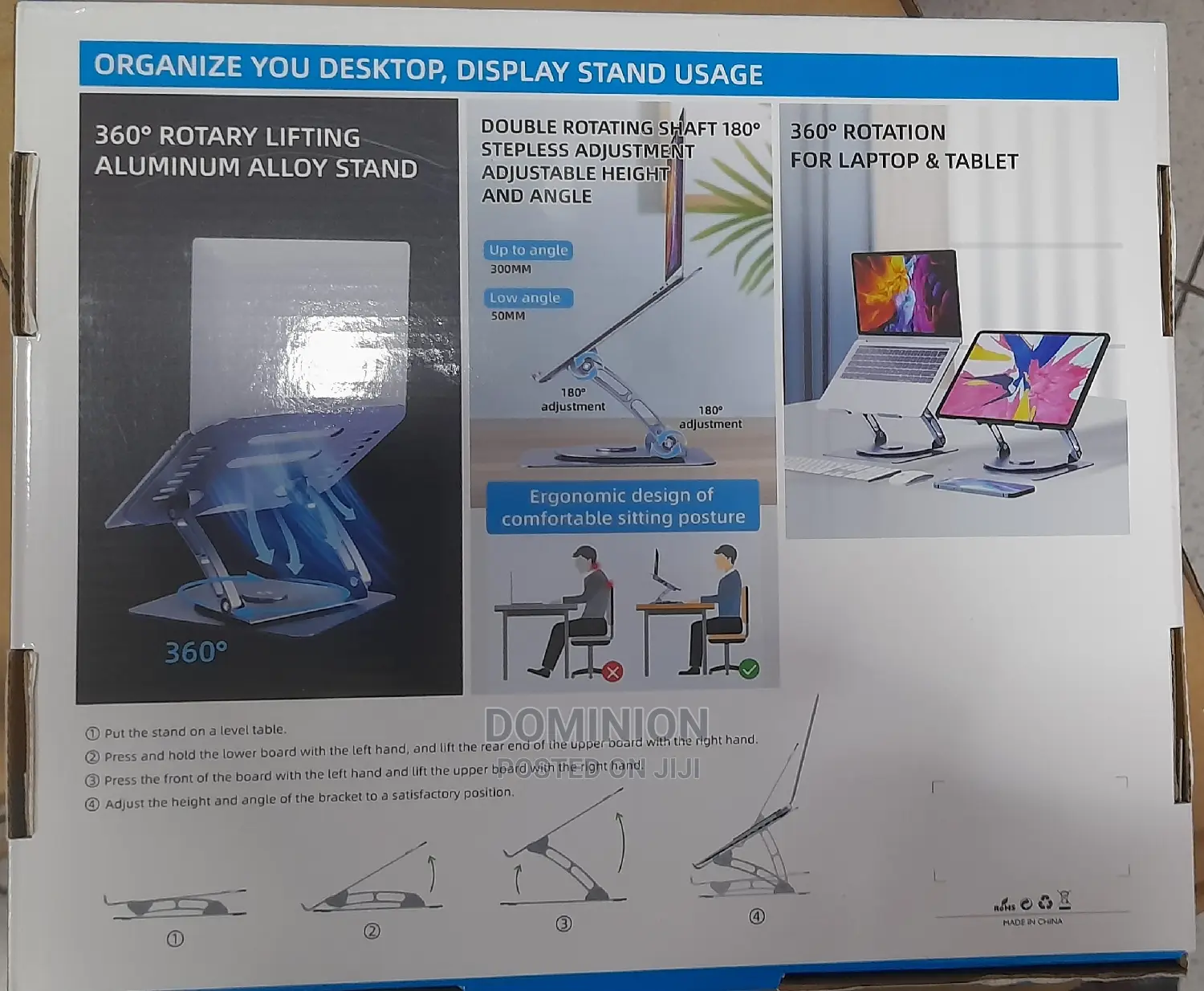 360° Rotating Laptop Stand V3.1