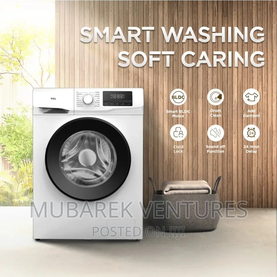 Tcl 9kg Front Loader  Inverter Washing Machine