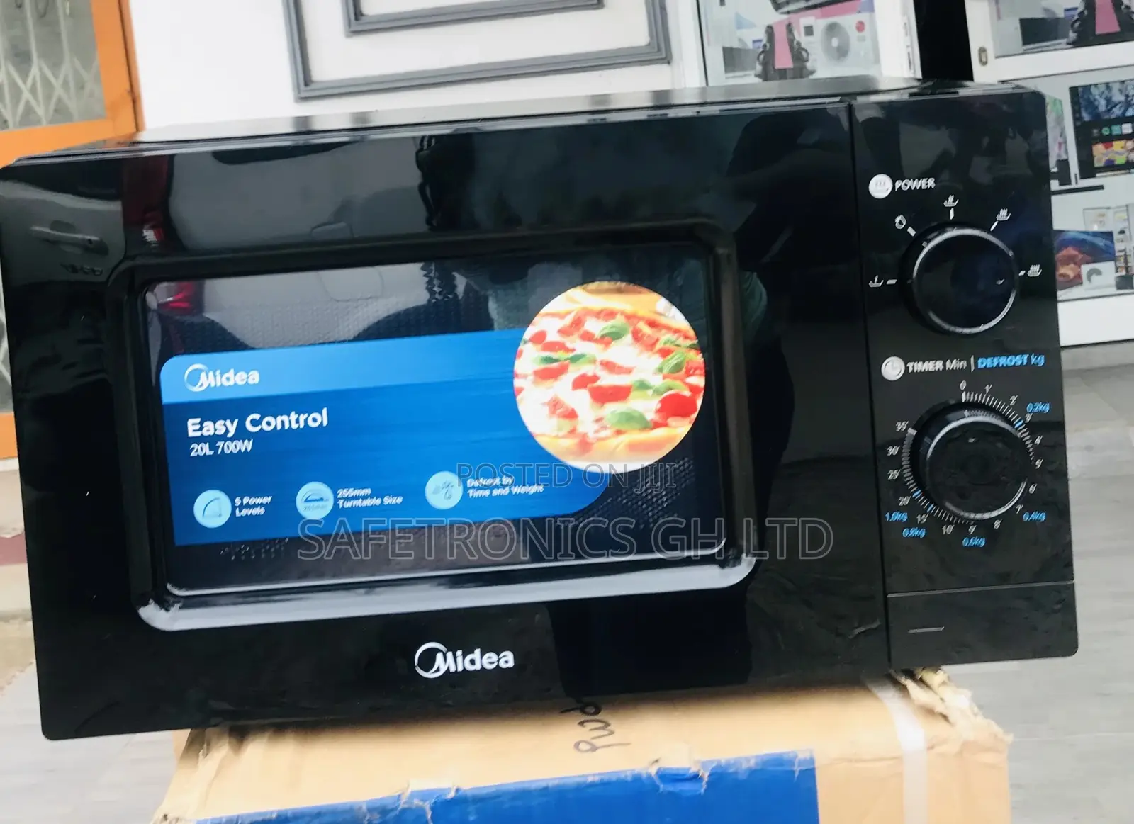 Fresh in Box Black Midea 20L Microwave Countertop Grill