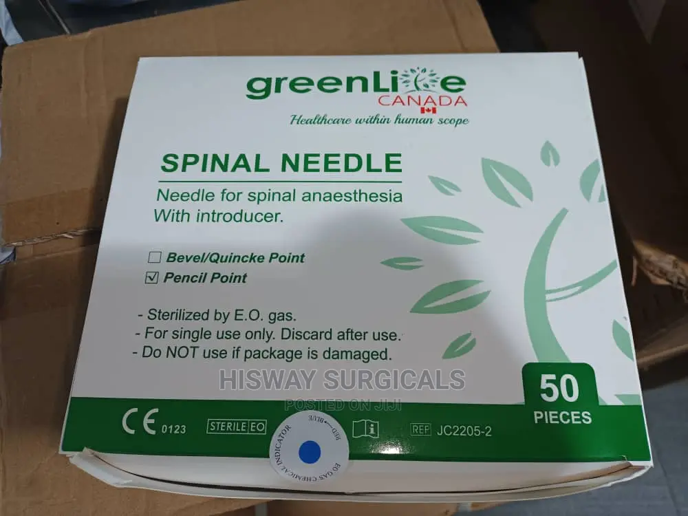Spinal Needles Needles for Spinal Anesthesia With Introducer