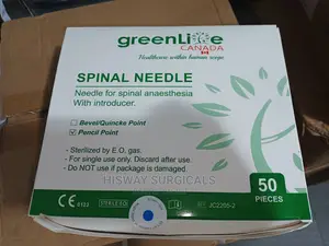 Spinal Needles Needles for Spinal Anesthesia With Introducer