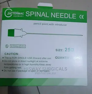 Spinal Needles Needles for Spinal Anesthesia With Introducer