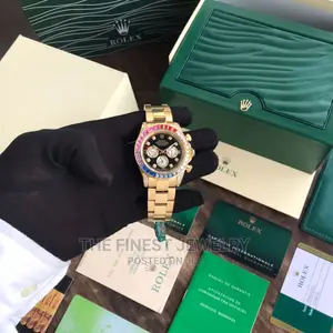 Rolex Daytona Rainbow Gold Men’S Watch