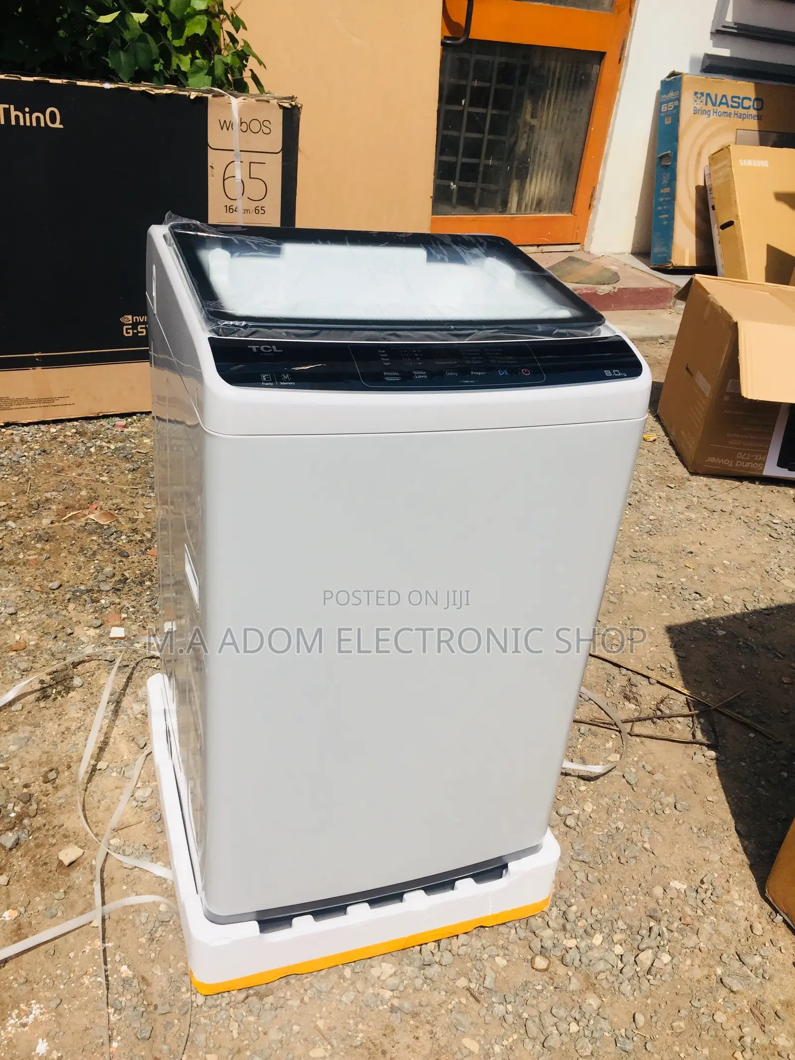Secure TCL 85kggf708tl 8kg Topload Washing Machine